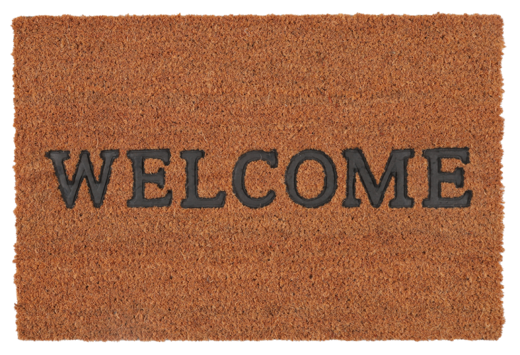 Personalisierte Fußmatte Kokosmatte CAIMAN