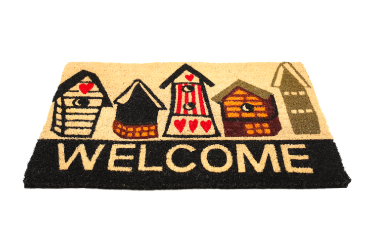 Personalisierte Fußmatte Kokosmatte CUBA